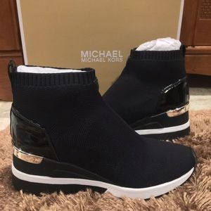 skyler wedge sneaker booties